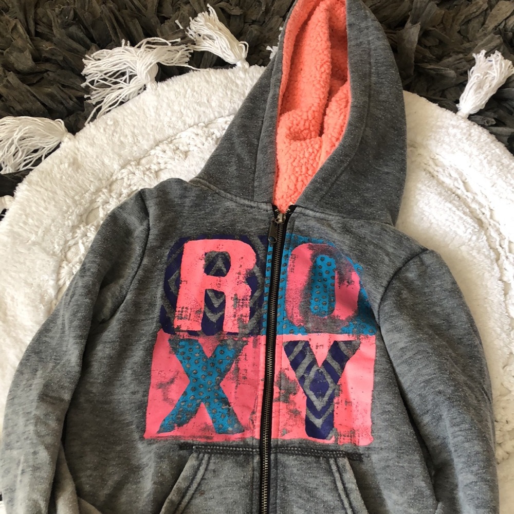 Girls Roxy Zip Up - Picture 2 of 4